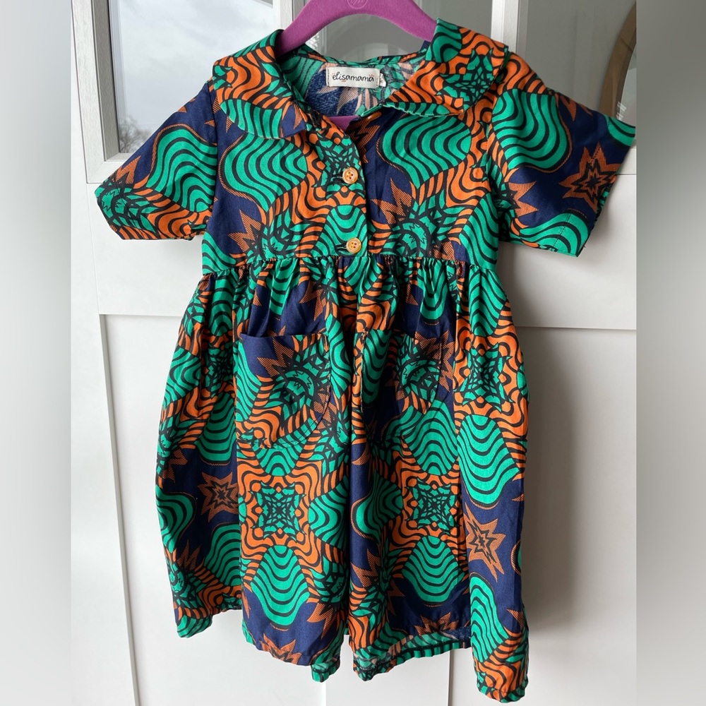Elisamama Colorful Patterned Dress- NWOT